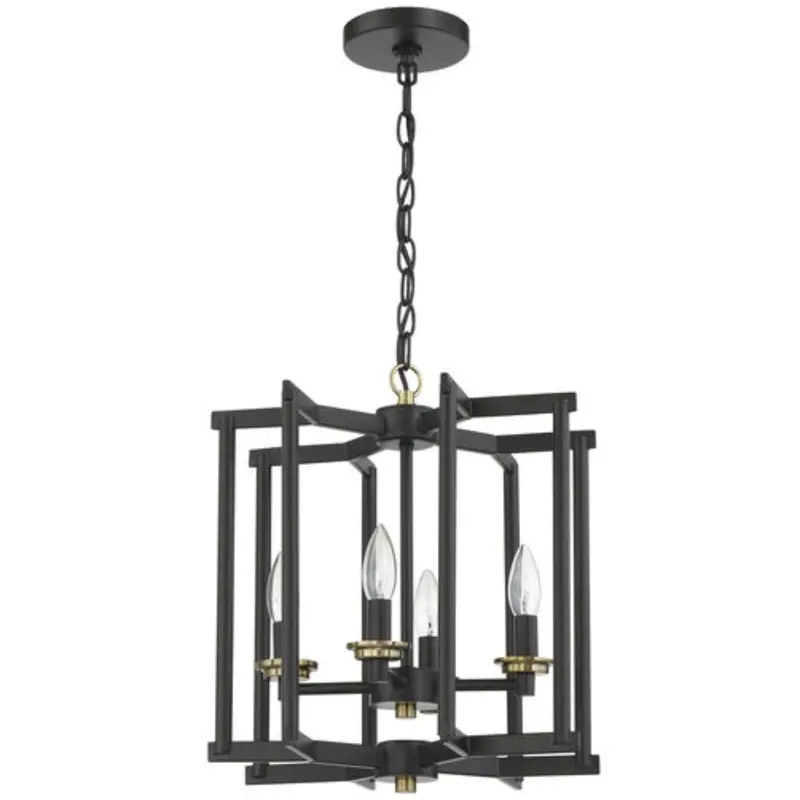 Craftmade Avante Grand 4-Light 14" Cage Foyer Chandelier 1
