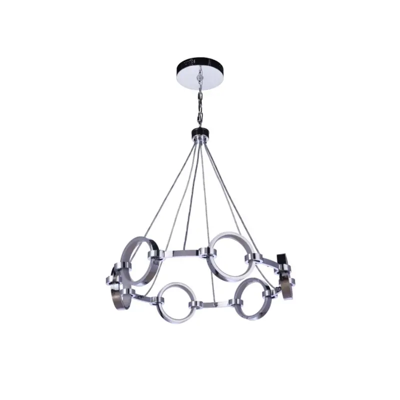 Craftmade Context 6-Light Led Chandelier – Tiered Modern Ceiling Light 1