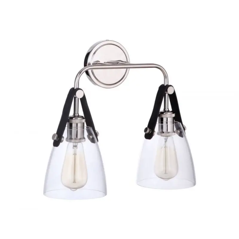 Craftmade Hagen 2-Light Brushed Nickel Wall Sconce 1