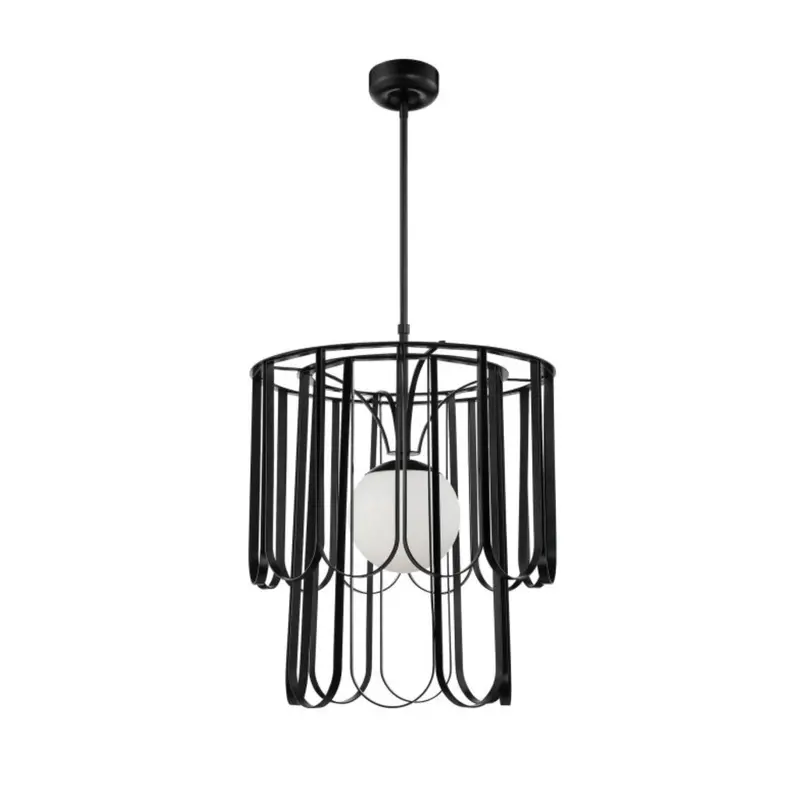 Craftmade Melody Pendant Light – Flat Black Finish, Sculptural Design 1