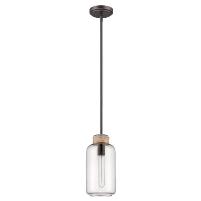 Craftmade P435Esp1 Single-Light Espresso Mini Pendant With Adjustable Rods 1