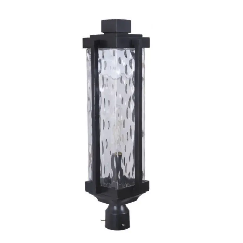 Craftmade Pyrmont Oiled Bronze Outdoor Post Light With Gilded Accents 1