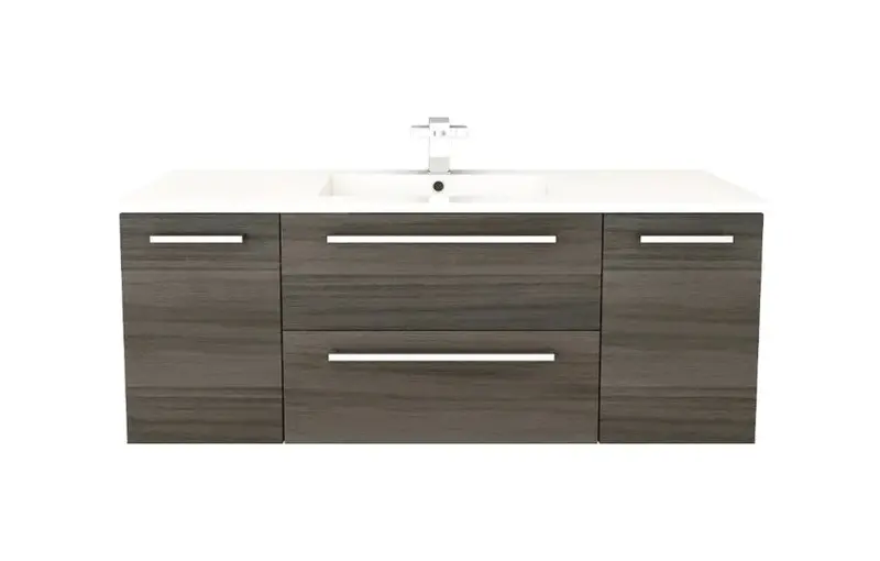 Cutler Silhouette 48-Inch Zambukka Wall-Mount Bathroom Vanity 1