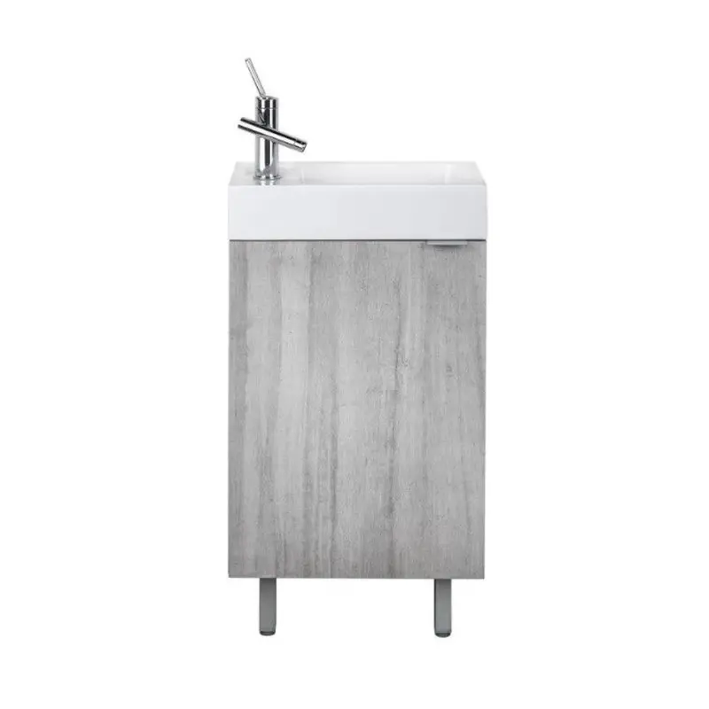 Cutler Studio 18-Inch Space-Saving Freestanding Bathroom Vanity 1