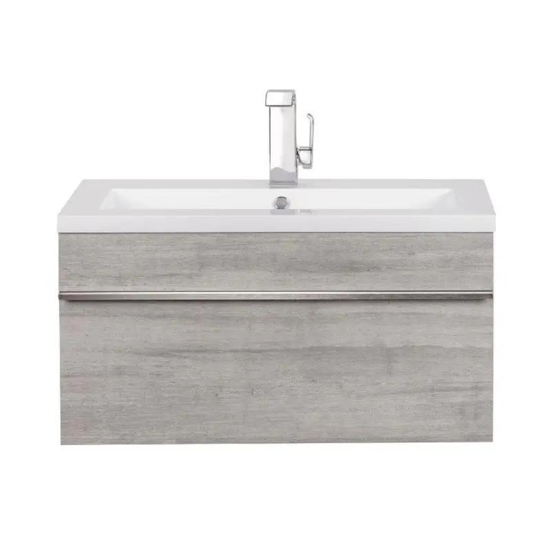 Cutler Trough 30-Inch Soho Wall-Mount Bathroom Vanity 1