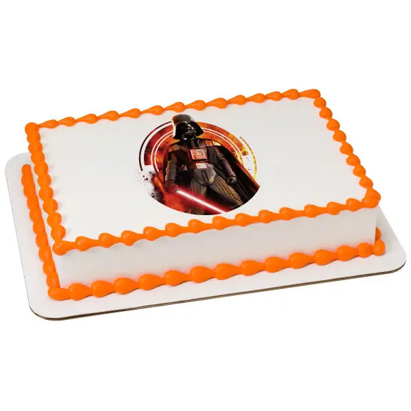 Darth Vader Iconic Helmet Edible Cake Topper 1