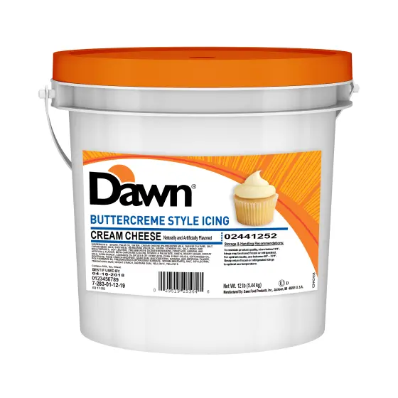 Dawn Cream Cheese Buttercream Icing – 12 Lb Ready-To-Use Tub For Cakes & Cupcakes 1