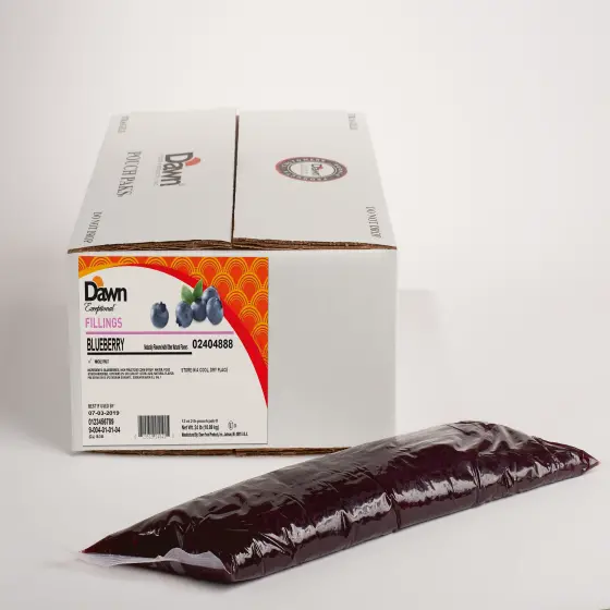 Dawn Exceptional Whole Blueberry Filling – 2 Lb Chunky Fruit Pastry Filling 1