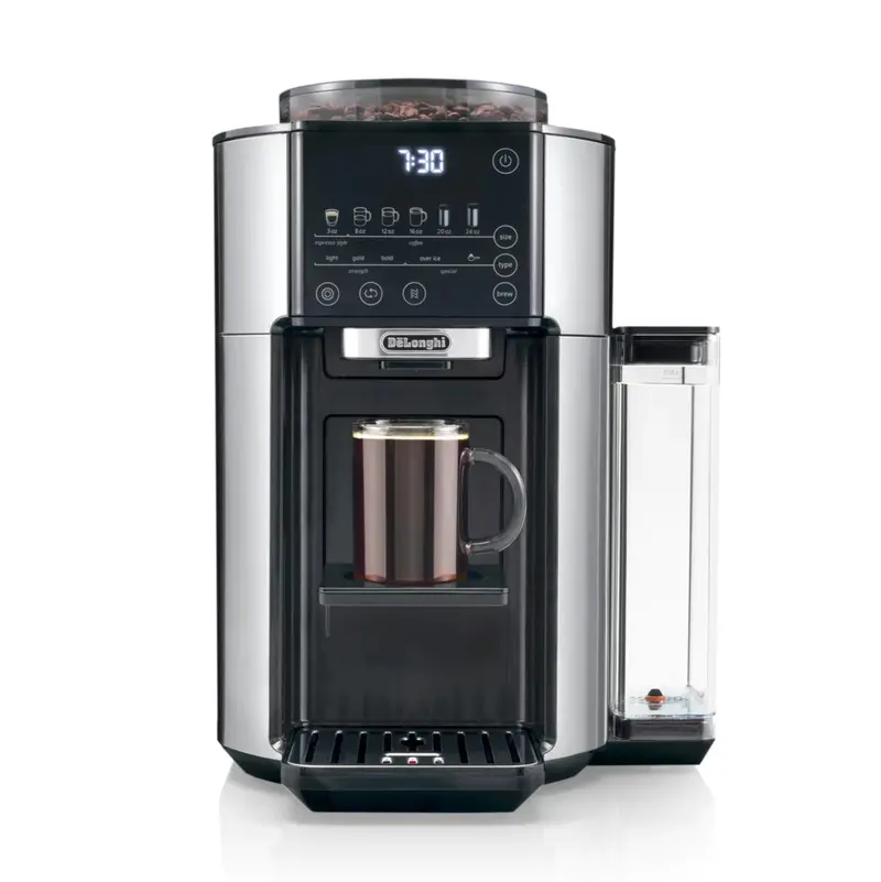 De'Longhi Truebrew Drip Coffee Maker – Stainless Steel & Black 1