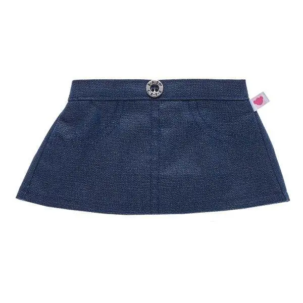 Denim Skirt With Sparkle Detail – Glittery Casual Bottoms 1