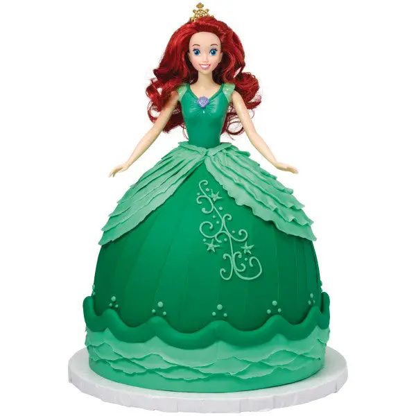 Disney Princess Ariel Signature Cake Topper Set – 11-Inch Food-Safe Doll Decoration 1