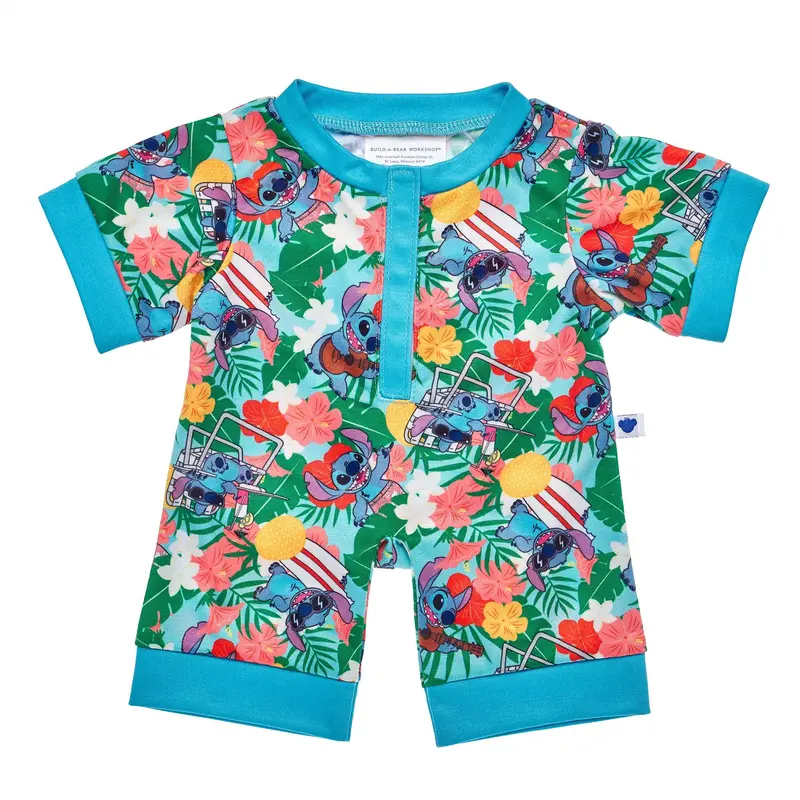 Disney Stitch Pajama Set – Soft Fleece Sleeper For Toddlers And Kids 1