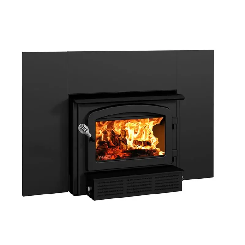 Drolet Escape 1500-I Wood-Burning Fireplace Insert With Decorative Faceplate (Model Db03137) 1