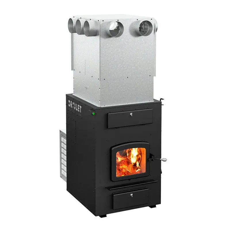 Drolet Heat Commander Df02003 High-Efficiency Wood-Fueled Furnace 1