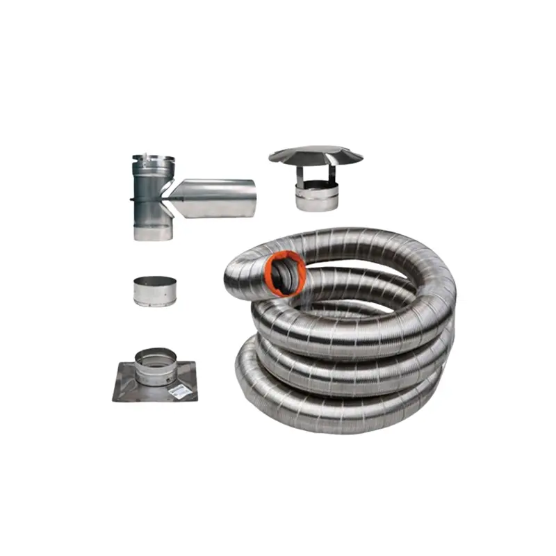Drolet Vortex Stainless Steel Flexible Liner Kit – 6" X 25', Designed For Appliances (Volka-625) 1