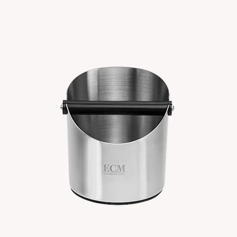 Ecm Round Polished Stainless Steel Knock Box 1