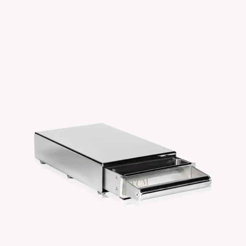 Ecm Stainless Steel Brewing Knock Drawer 1