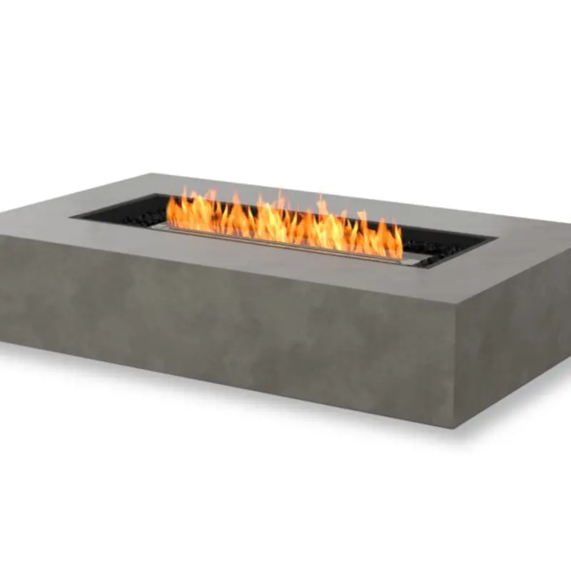 Ecosmart Fire Wharf 65 Fire Pit Table – Modern Outdoor Seating With Flame Feature 1