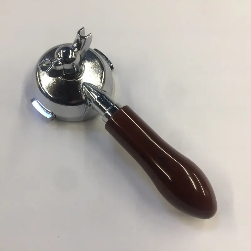 Elektra Briarwood-Handle Spouted Portafilter 1