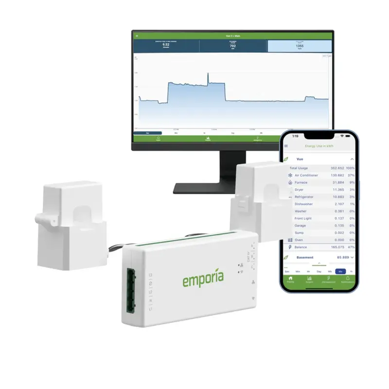 Emporia Vue 3 Single-Phase Smart Energy Monitoring System 1