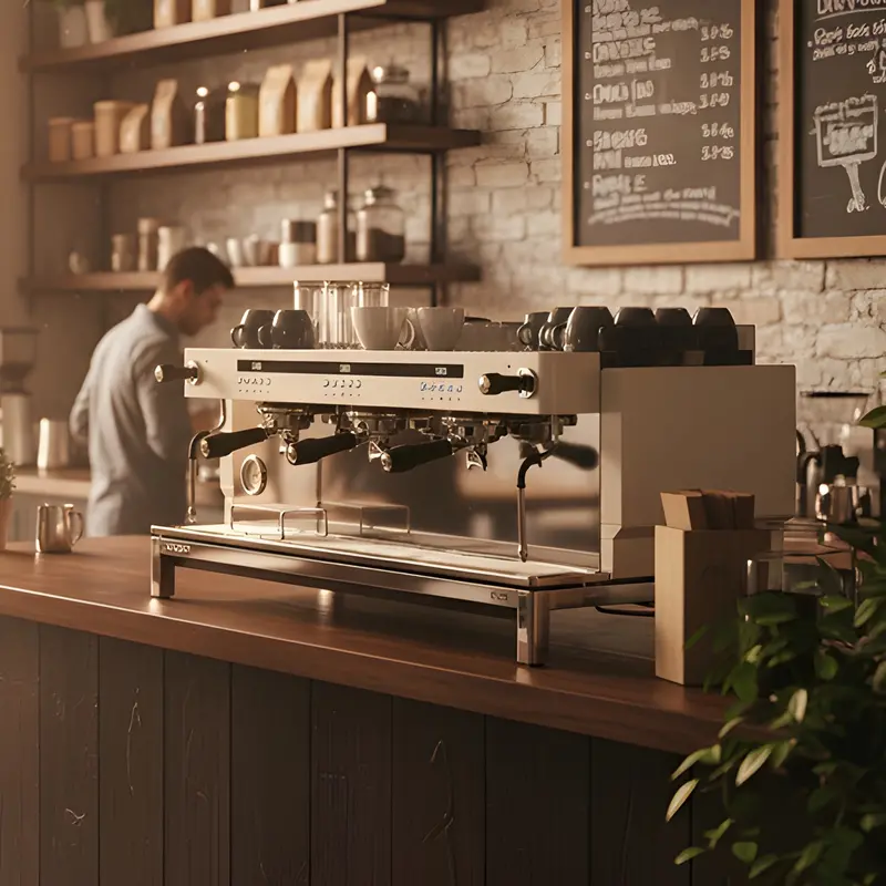 Ex3 Triple-Group Tall Display Coffee Machine For High-Traffic Venues 1
