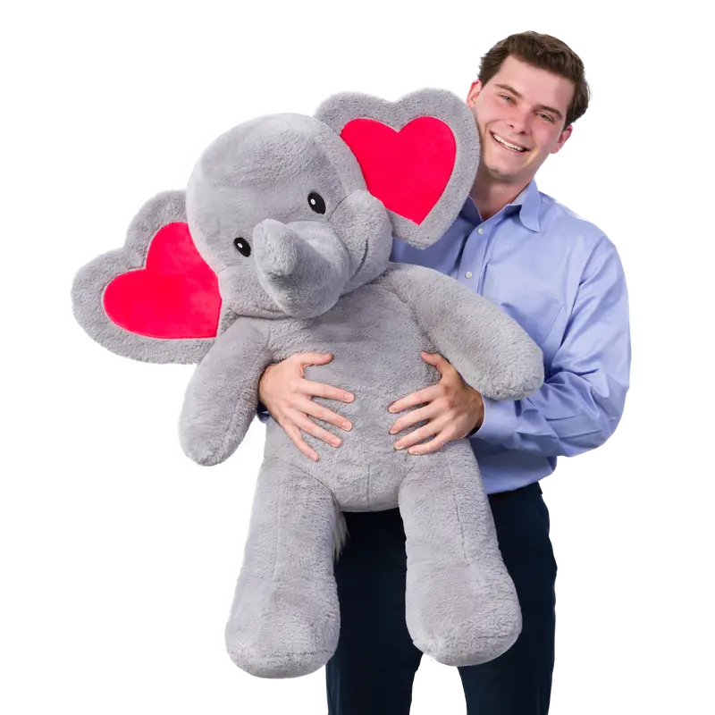 Extra-Large Love You Tons Elephant Plush 1