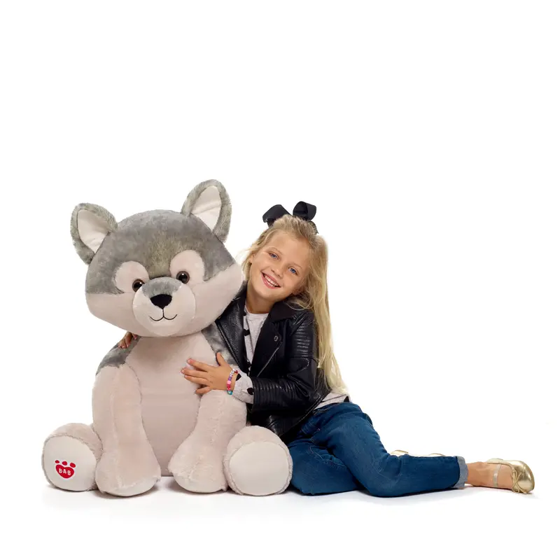 Extra-Large Wolf Puppy Plush Toy 1