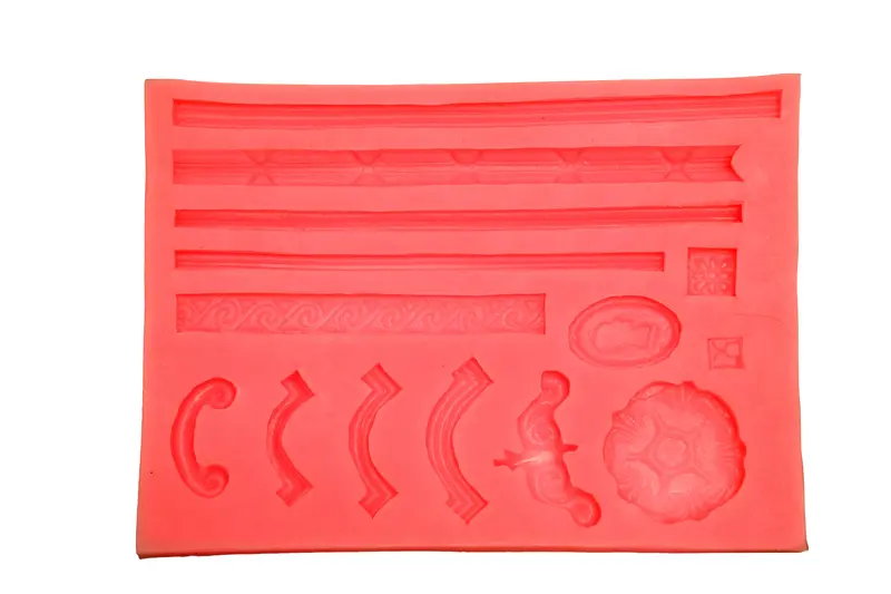 Fancy Frame Border Silicone Mold For Cake Decorating 1