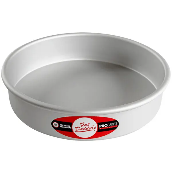 Fat Daddio'S 9-Inch X 2-Inch Anodized Aluminum Round Cake Pan – Pro Series 1