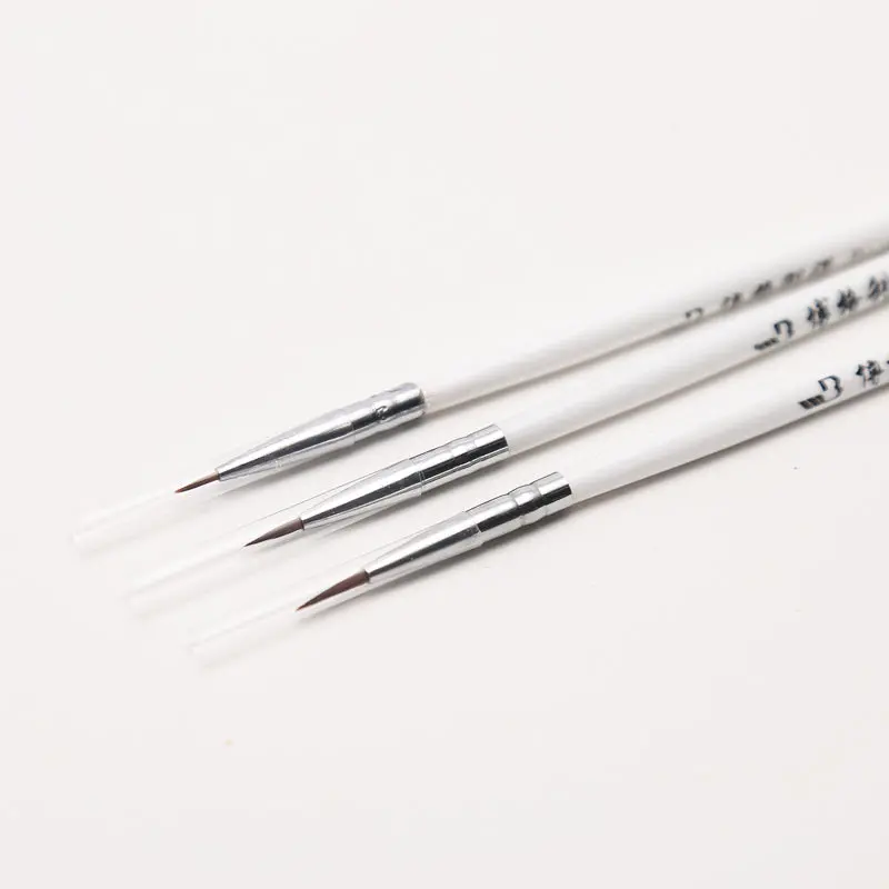 Fine Detail Modeling Paint Brushes – Sizes 0, 00, And 000 1