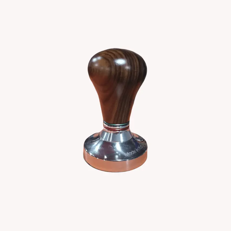 Flag Wood Espresso Tamper – Premium Rosewood Handle 1