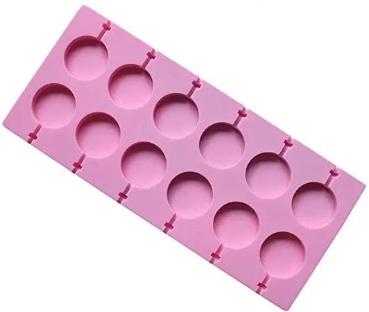 Flexible Silicone Lollipop Candy Mold – Non-Stick Baking & Confectionery Tool 1