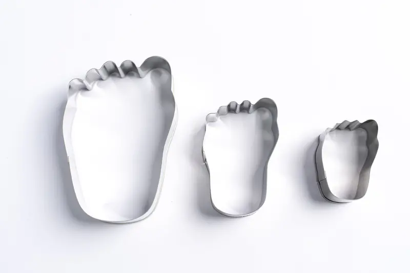 Foot-Shaped Cookie Cutters – 3-Piece Set 1