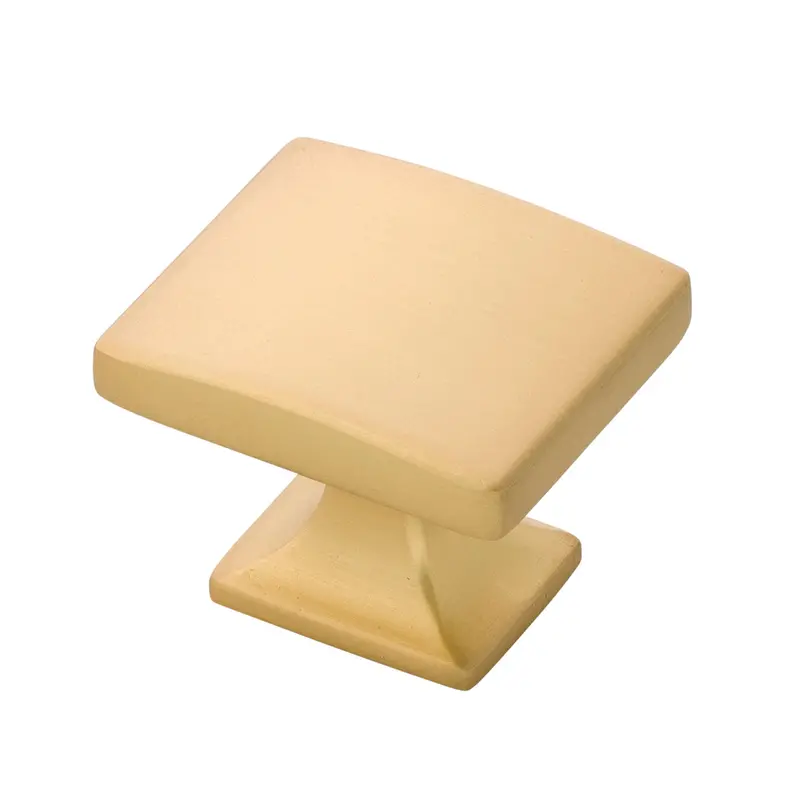Forge Cabinet Knob – 1.4375" × 1.25", Brushed Golden Brass 1