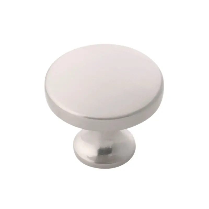 Forge Knob – 1.375 Inch Satin Nickel Finish 1
