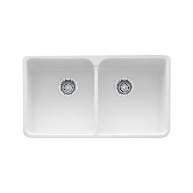 Franke Manor House Mhk720-35 White Fireclay Farmhouse Kitchen Sink 1