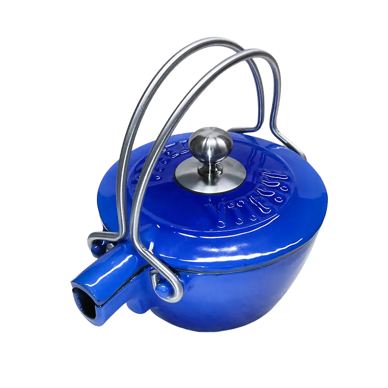 French-Style Cast Iron Teapot – 1150Ml With Complimentary Stainless Strainer 2