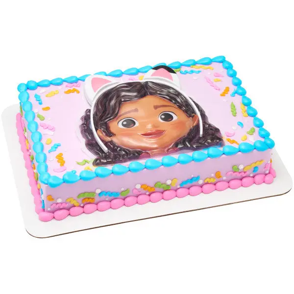 Gabby'S Dollhouse Themed Cake Topper Kit – 2-Piece Party Decoration Set 1