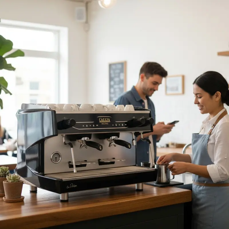 Gaggia La Decisa Tall Two-Group Espresso Machine 1