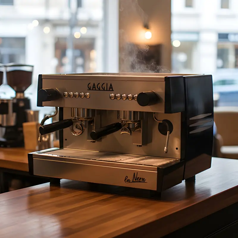 Gaggia La Nera Compact Two-Group Espresso Machine 1
