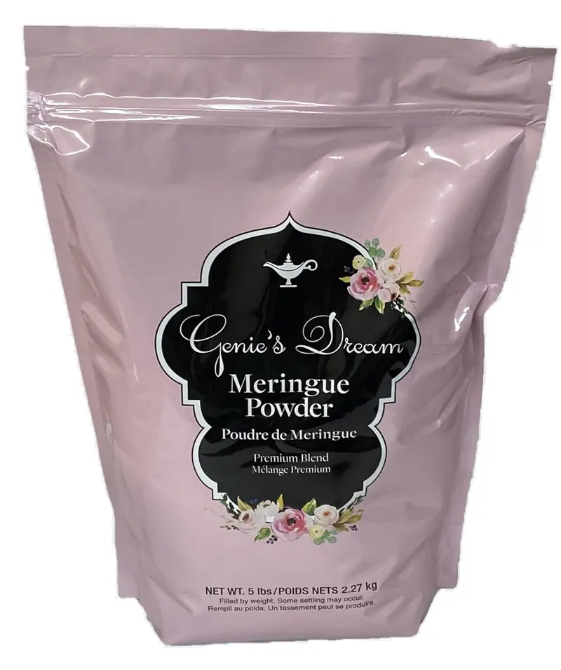 Genie’S Dream Premium Meringue Powder – 5 Lb. Food-Grade Poly Pouch For Royal Icing 1