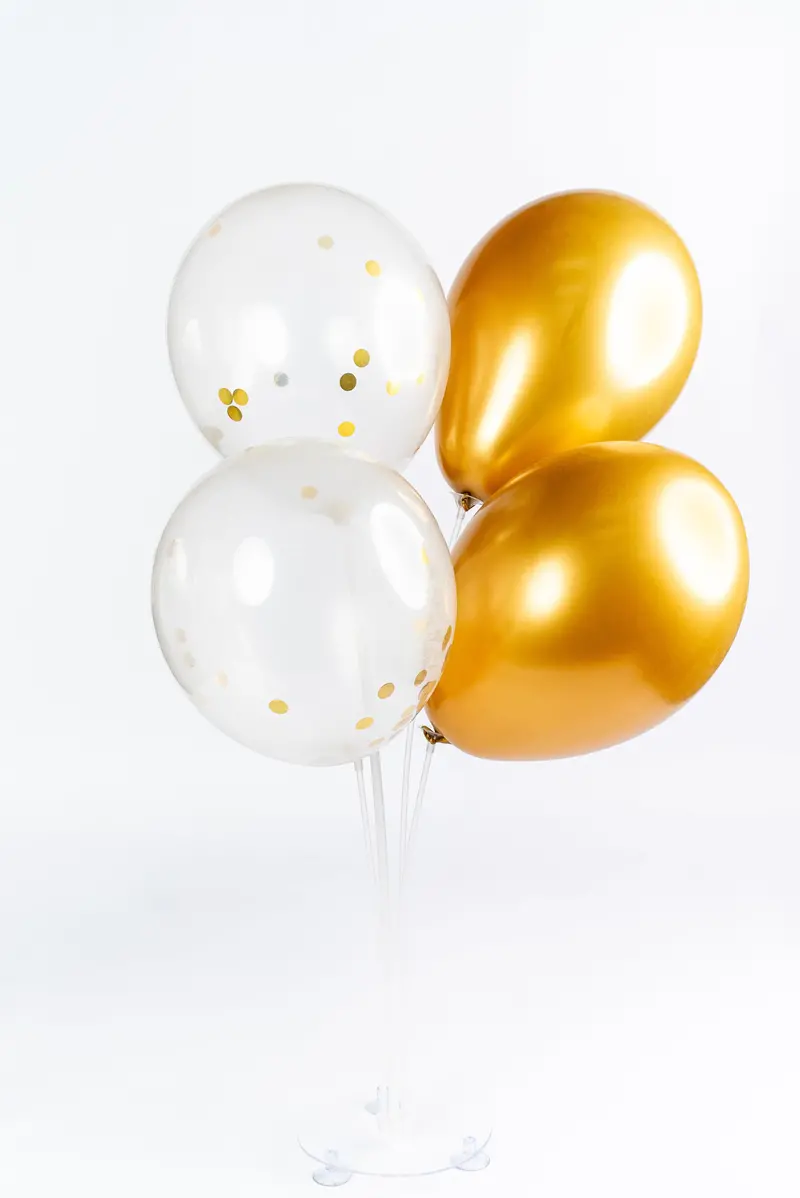 Gold Balloon Collection – 21-Piece Latex Set 1