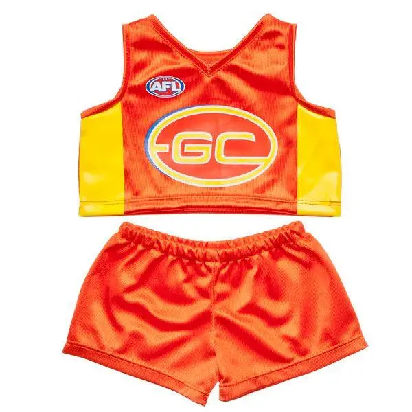 Gold Coast Suns Afl Plush Player Guernsey 1