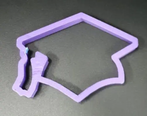 Graduation Cap–Shaped Cookie Cutter 1