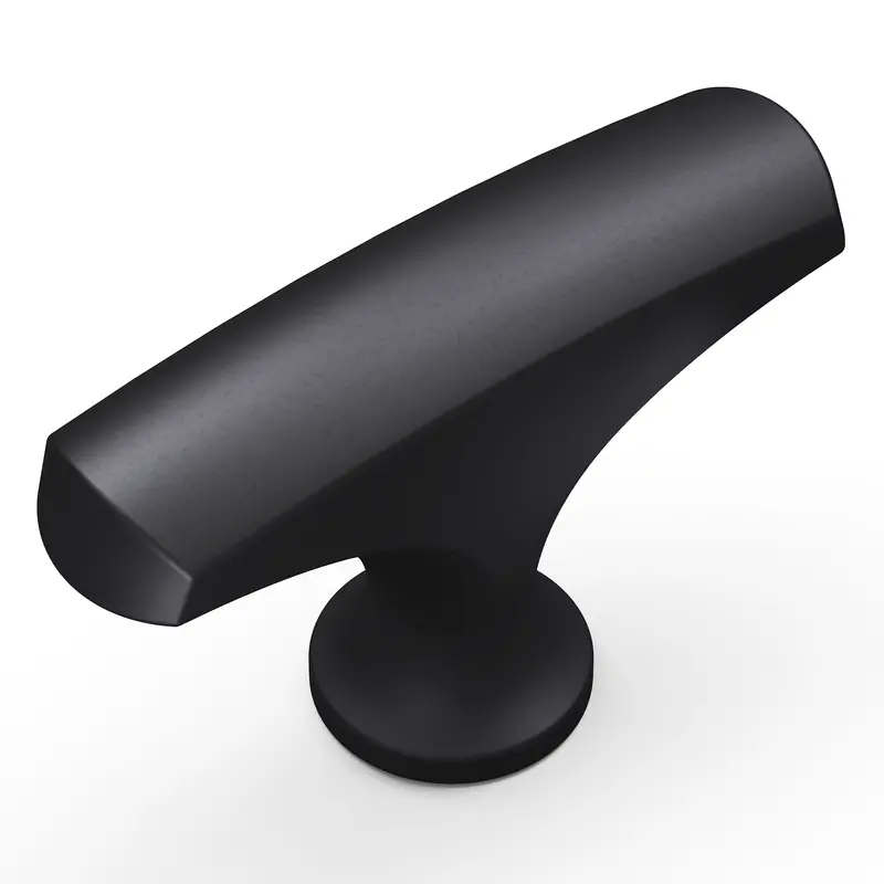 Greenwich Cabinet Knob – 1-3/4" X 1/2", Matte Black 1