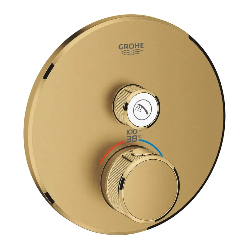 Grohe Grohtherm Single-Function Thermostatic Trim – Streamlined Temperature Control 1