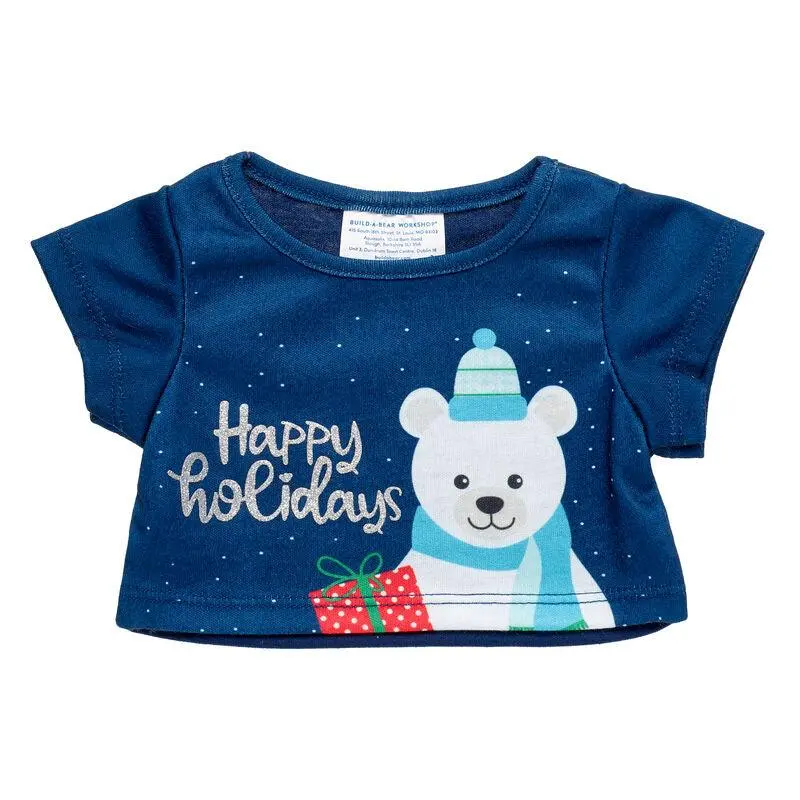 'Happy Holidays' Comfort Cotton T-Shirt 1