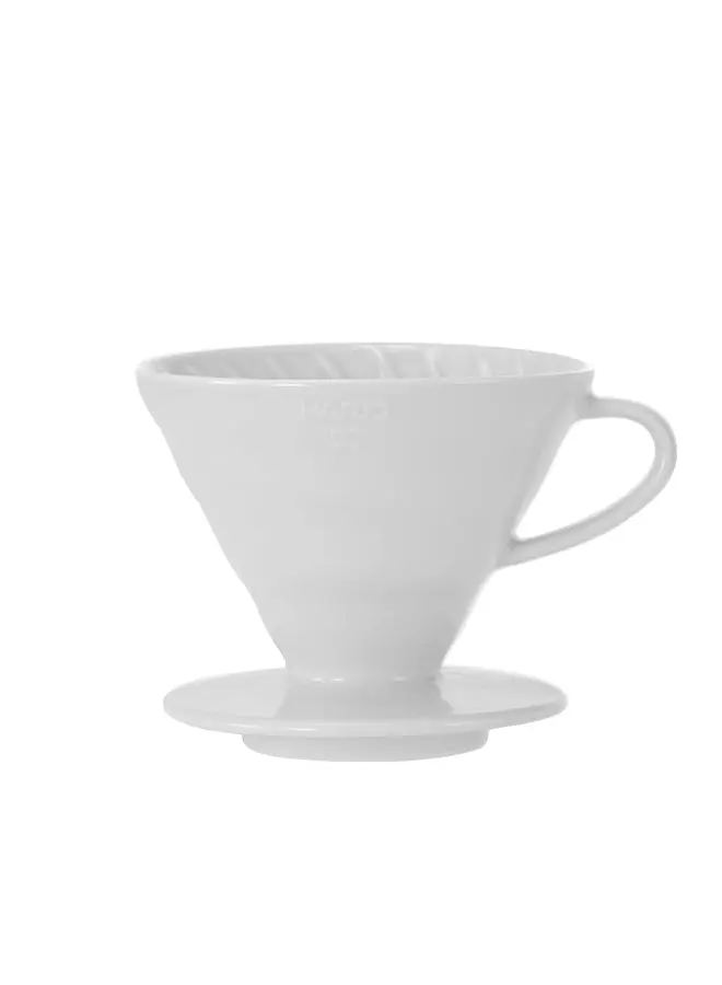 Hario Ceramic V60-02 Coffee Dripper – White 1