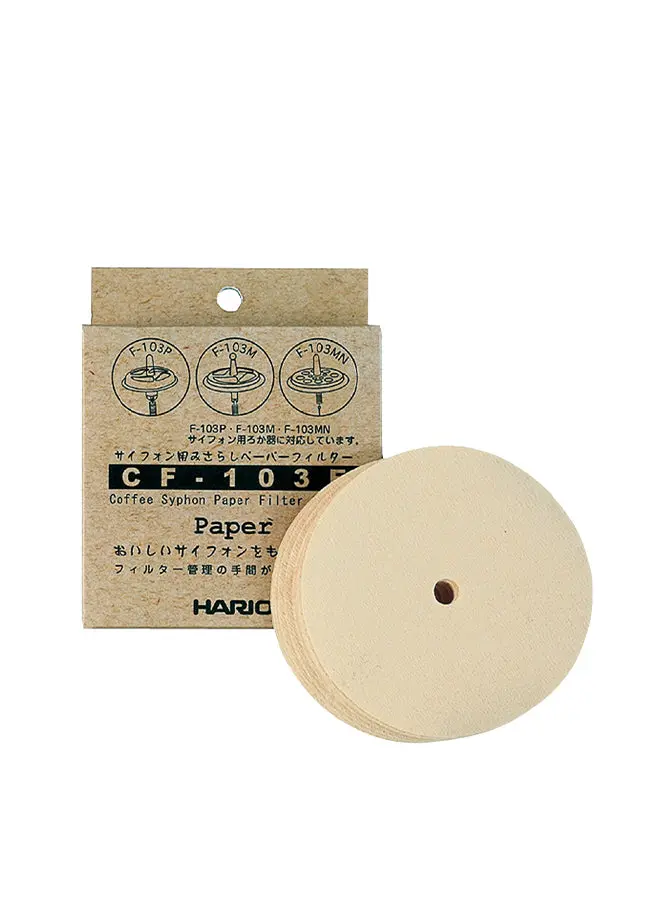 Hario Syphon Paper Filters – 100 Count 1