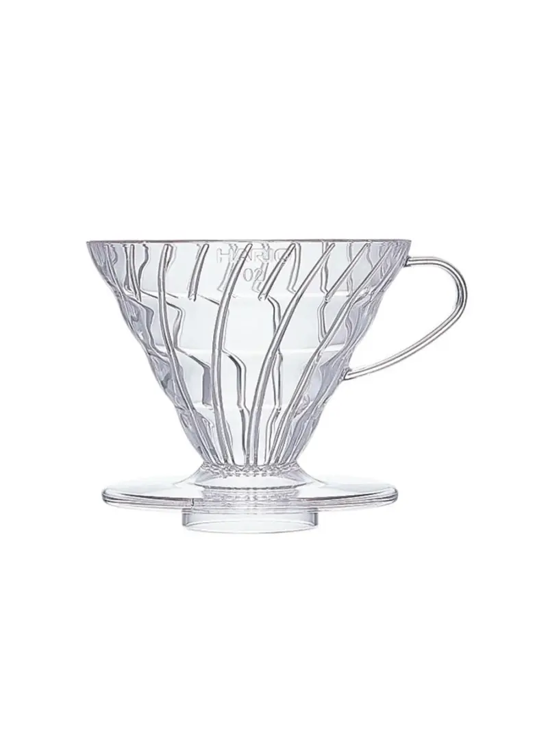 Hario V60-02 Plastic Pour-Over Dripper – Medium-Capacity Cone Brewer 1